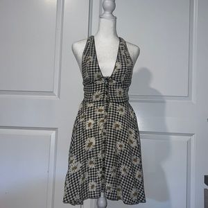Sunflower Plaid Sundress
